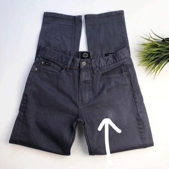 RVCA Daggers Slim Straight Fit gray Denim Jeans 29 - Picture 7 of 13